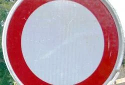 Durchfahrt Verboten Schild