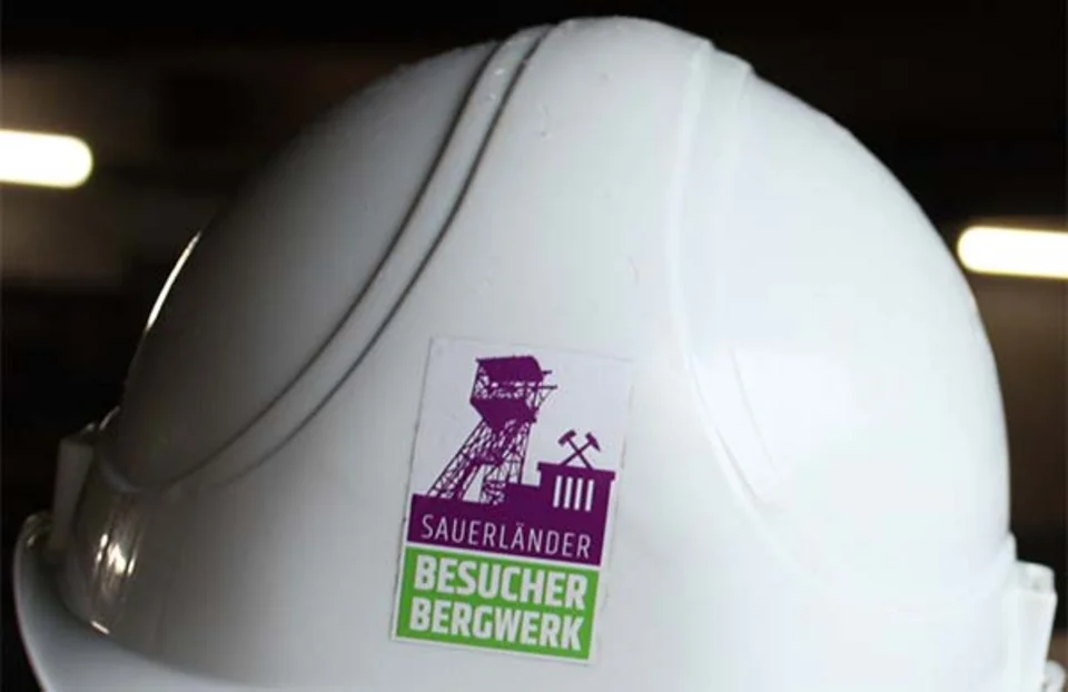 Helm aus dem Sauerländer Besucherbergwerk