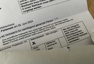 Briefwahlunterlagen