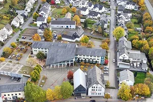 Rathaus in Bestwig (Luftbild)