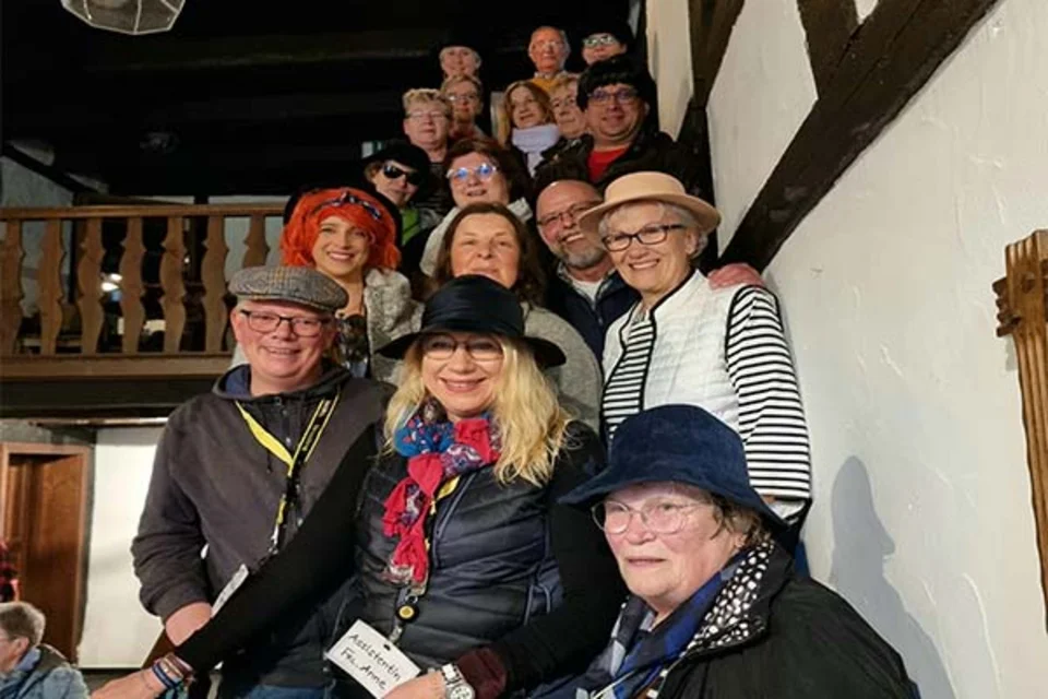 Mit Begeiserung war die Ramsbecker Theatergruppe bei der Sache