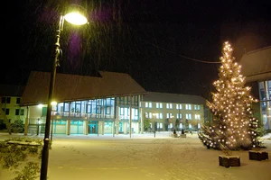 Rathaus Bestwig im Winter