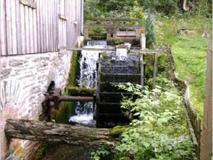 Mühlrad Alte Kornmühle in Ramsbeck