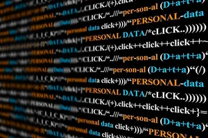 Daten auf einem Computerbildschirm