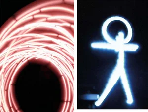 „Malen mit Licht“ können Kinder am 19. April über und unter Tage
