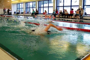 Blick ins Hallenbad in Velmede